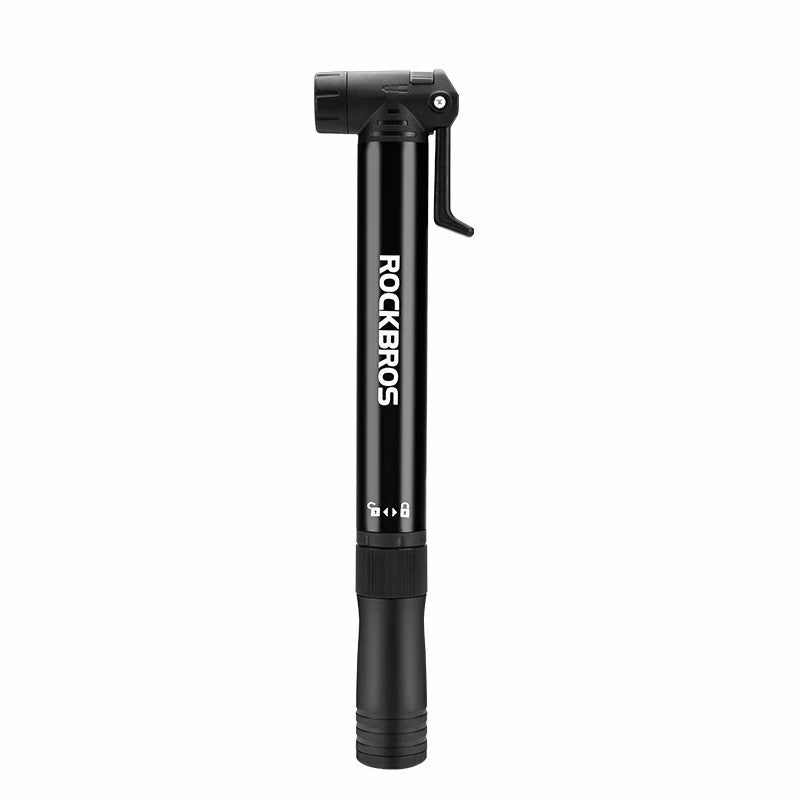 ROCKBROS TG-1616 Portable 120PSI Bicycle E-Bike Tire Air Pump Bike Basketball Metal Inflator with Ratchet Tools ROCKBROS TG-1616 Portable 120PSI Bicycle E-Bike Tire Air Pump Bike Basketball Metal Inflator with Ratchet Tools
